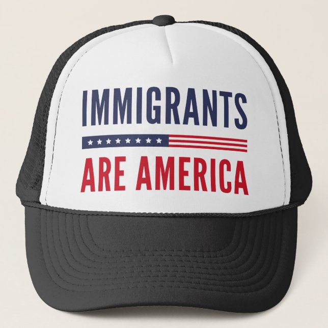 Invandrare Är Amerika Keps (Framsida)