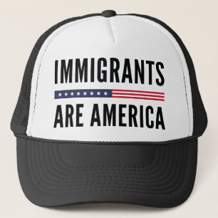 Invandrare är Amerika Truckerkeps