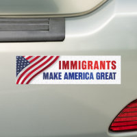 Invandrare gör Amerika till en Underbar antitrumma