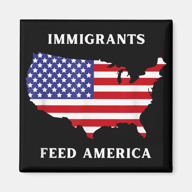 Invandrare Matar Amerika Refugee Högers Liberal An Magnet (Framsidan)
