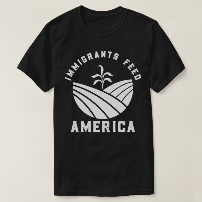 Invandrare Matar Amerika T Shirt (Design framsida)