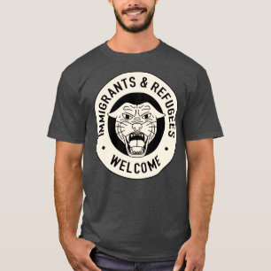Invandrare och flyktingar välkomnas t shirt