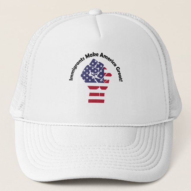 Invandrarna gör Amerika Underbart Keps (Framsida)