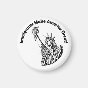 Invandrarna gör Amerika Underbart Magnet