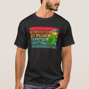Invandrat, men Parrots Orange vingade Amazon T Shirt