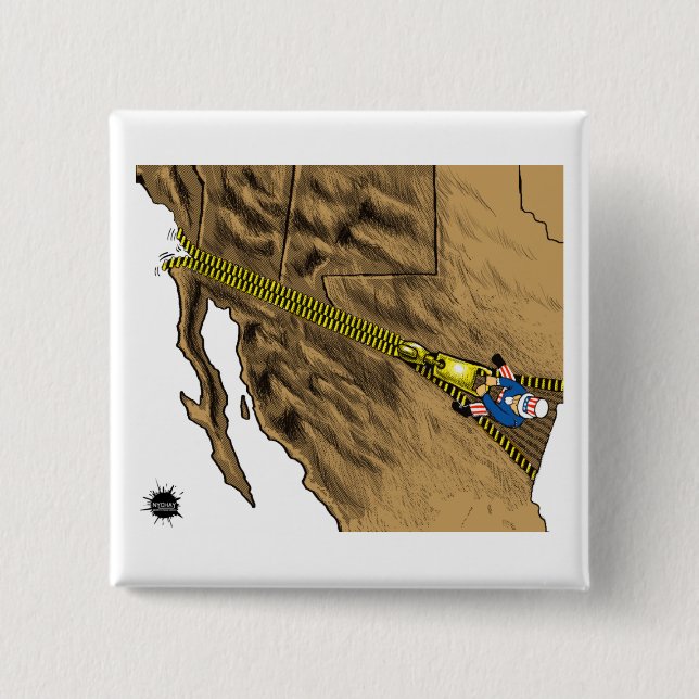 Invandring-färg knäppas knapp (Framsida)