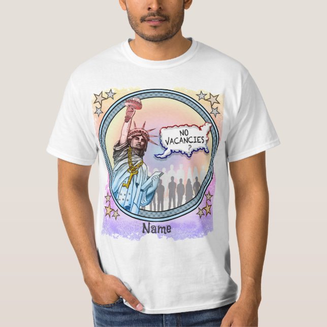 Invandring Politisk t-shirt (Framsida)