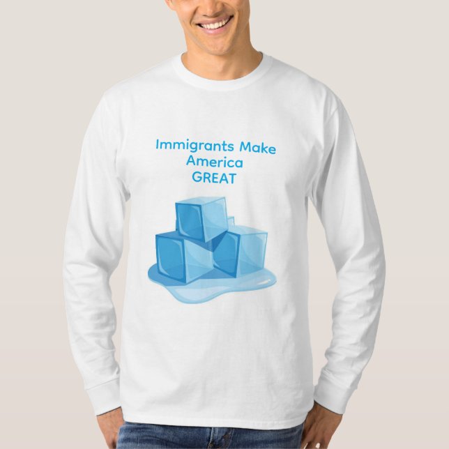 Invandring USA t-shirt (Framsida)
