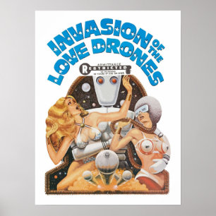 Invasion av Kärlek Drones Poster