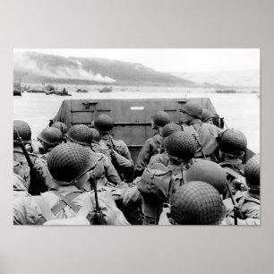 Invasion av Normandy - Juni 6, 1944 Poster