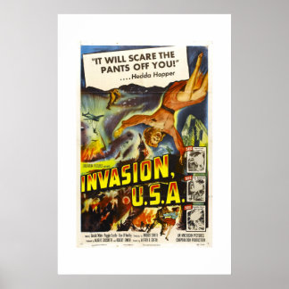 Invasion Förenta staterna (L) Poster