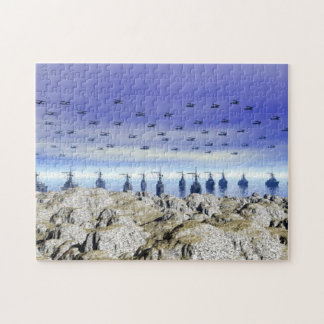 Invasion jigszle Puzzle Pussel