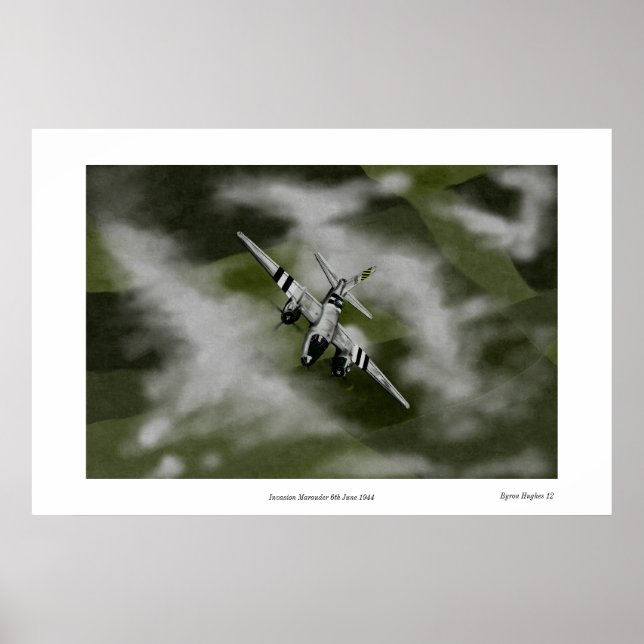 Invasion Marauder 1944 Poster (Framsidan)