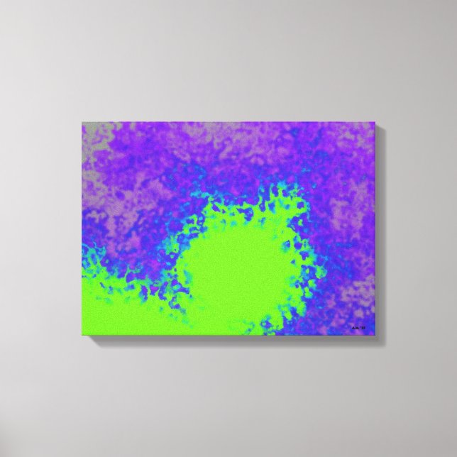 Invasion Of Green Canvastryck (Framsida)