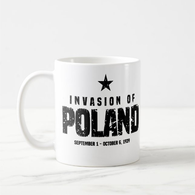 Invasion of Poland WW2 Kaffemugg (Vänster)