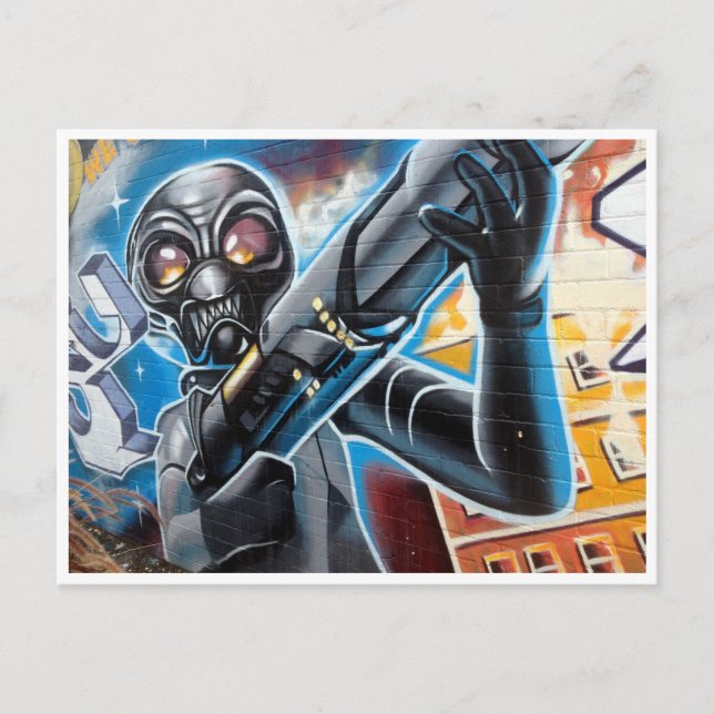 invasion vykort (Framsida)