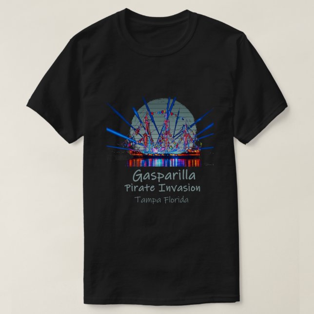 invasionen Tampa Flori vid invasionen i Frakt Gasp T Shirt (Design framsida)