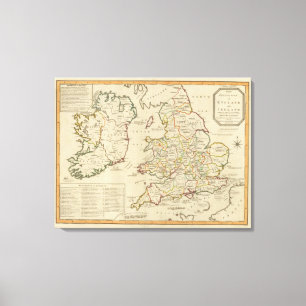 Invasioner England, Irland Canvastryck