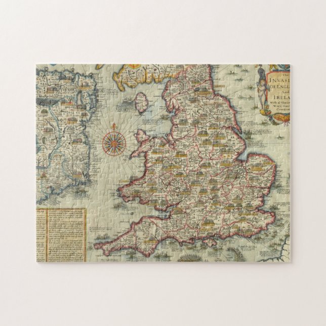 Invasionerna av England & Irland Pussel (Horisontell)