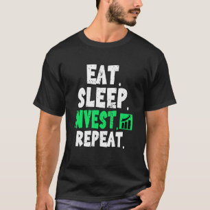 Inväst i viloläge Upprepa handel med krypto Lagrar T Shirt