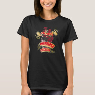 Inventarie Specialist Tatuerad Skalle & Röda Rosor T Shirt