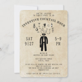 Inventiv inbjudan till Cocktail-timmargrupp