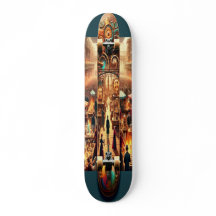 "Inventor's Revelry: Victorian Fair Skateboard Dec