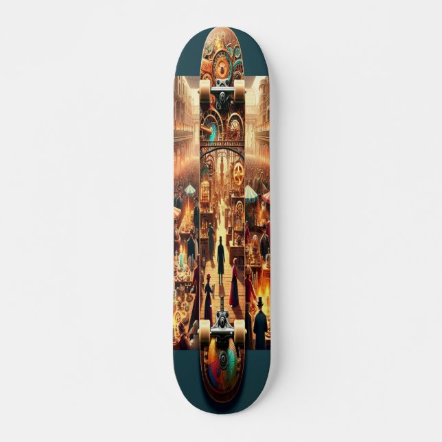 "Inventor's Revelry: Victorian Fair Skateboard Dec (Framsida)