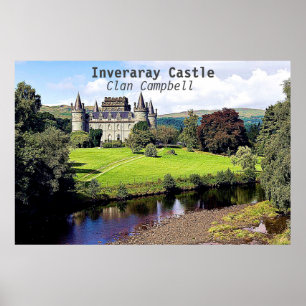 Inveraray Castle - Klan Campbell Poster