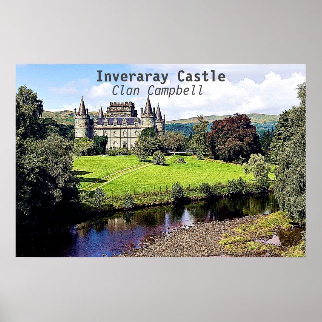 Inveraray Castle - Klan Campbell Poster (Framsidan)