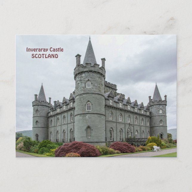 Inveraray Castle Scotland Vykort (Framsida)