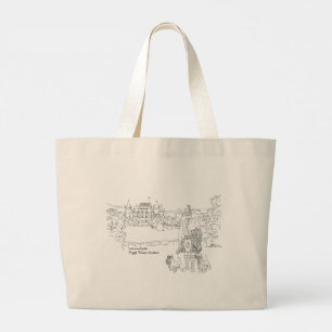 Inveraray Castle Skottland Totebag Jumbo Tygkasse