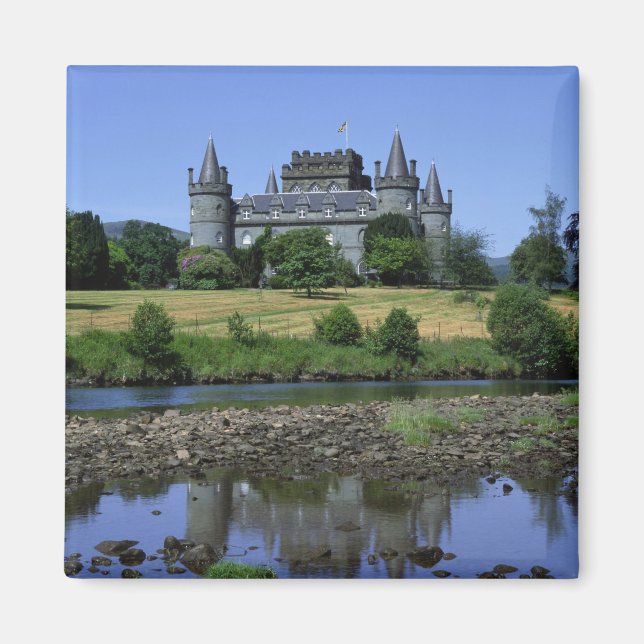 Inverary Castle, Strathclyde, Skottland Magnet (Framsidan)