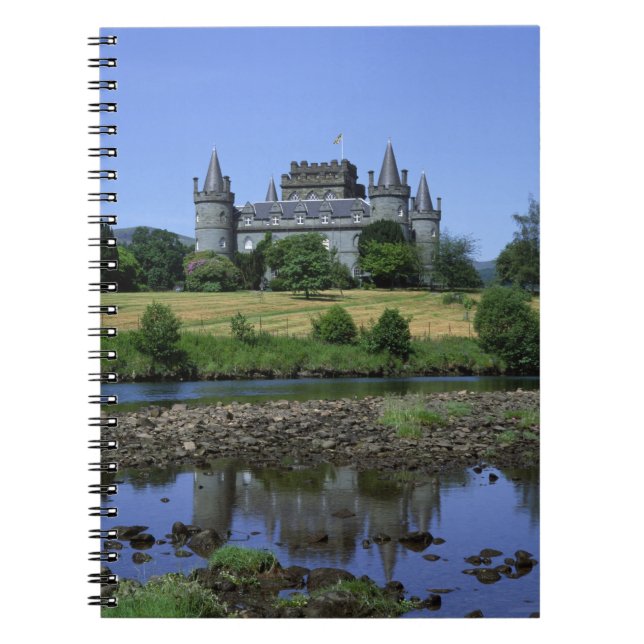 Inverary slott, Strathclyde, Skottland Anteckningsbok (Framsidan)