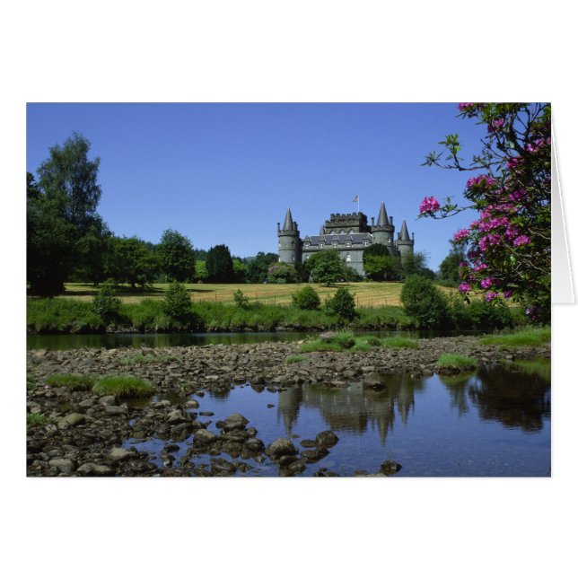 Inverary slott, Strathclyde, Skottland Hälsningskort (Framsidan Horizontal)