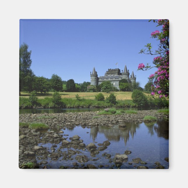 Inverary slott, Strathclyde, Skottland Magnet (Framsidan)