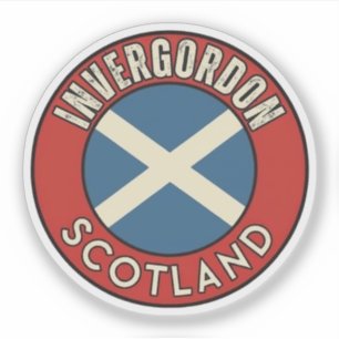 Invergordon, Skottland Klistermärken