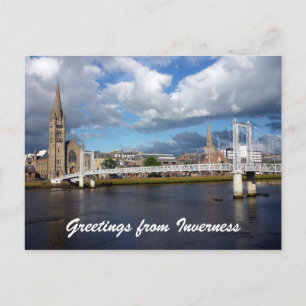 Inverness hälsningar vykort