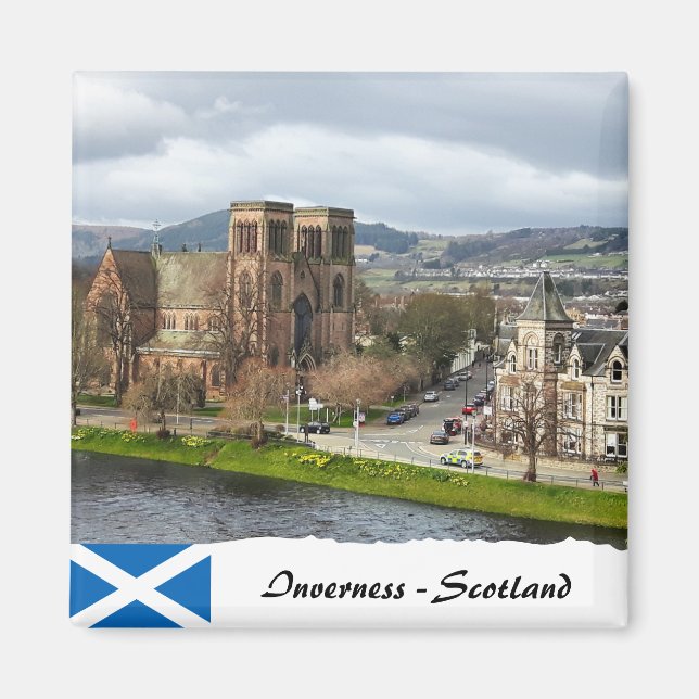 Inverness Magnet, Scottish Highlands, Scotland Magnet (Framsidan)