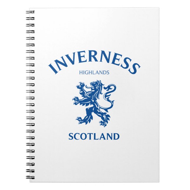 INVERNESS Scotland Anteckningsbok (Framsidan)