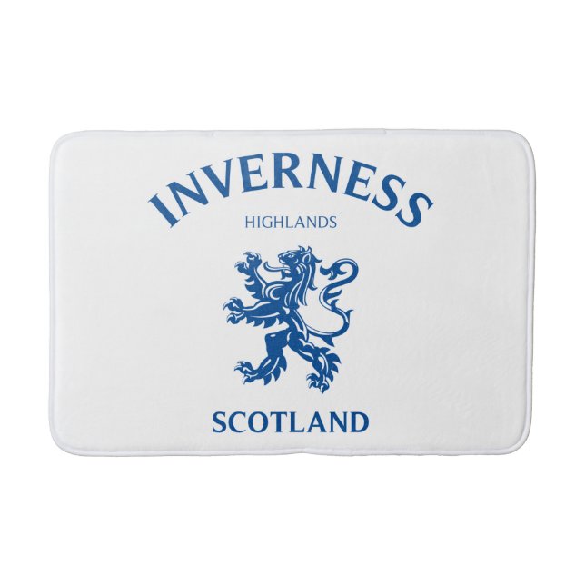 INVERNESS Scotland Badrumsmatta (Framsidan)