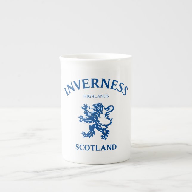 INVERNESS Scotland Benporslin Mugg (Framsidan)