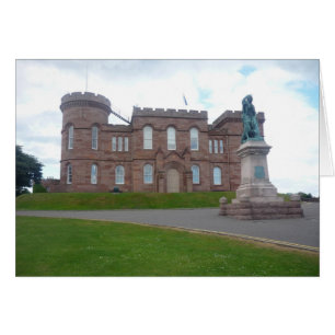inverness-slott hälsningskort