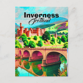 Inverness stadsbildstryck Inverness Hem Inredning Vykort