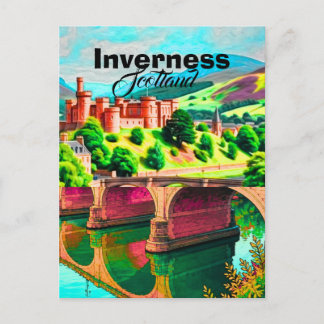 Inverness stadsbildstryck Inverness Hem Inredning Vykort