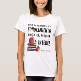 inversion av en conocimiento paga el mejor intere t shirt