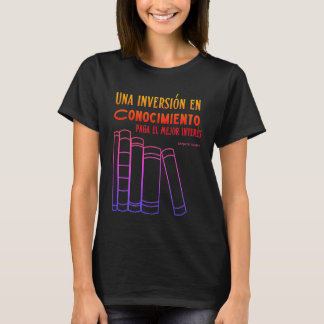 inversion av en conocimiento paga el mejor intere t shirt