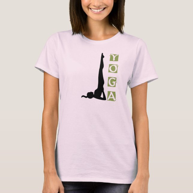 Inversion Yoga Pose T-Shirt (Framsida)