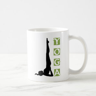 InversionsYoga poserar gåvan Kaffemugg