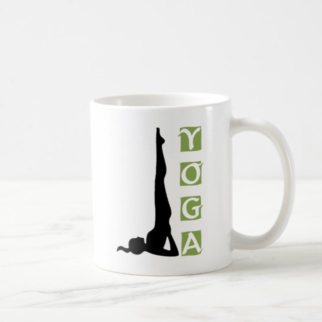 InversionsYoga poserar gåvan Kaffemugg (Höger)